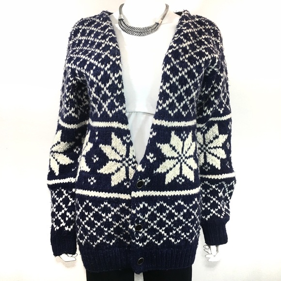 snowflake cardigan
